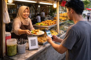 nasi-uduk-sudirman-sungailiat-terima-qris